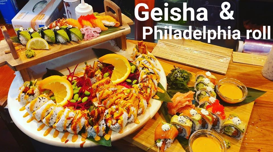 Geisha & philadelphia roll